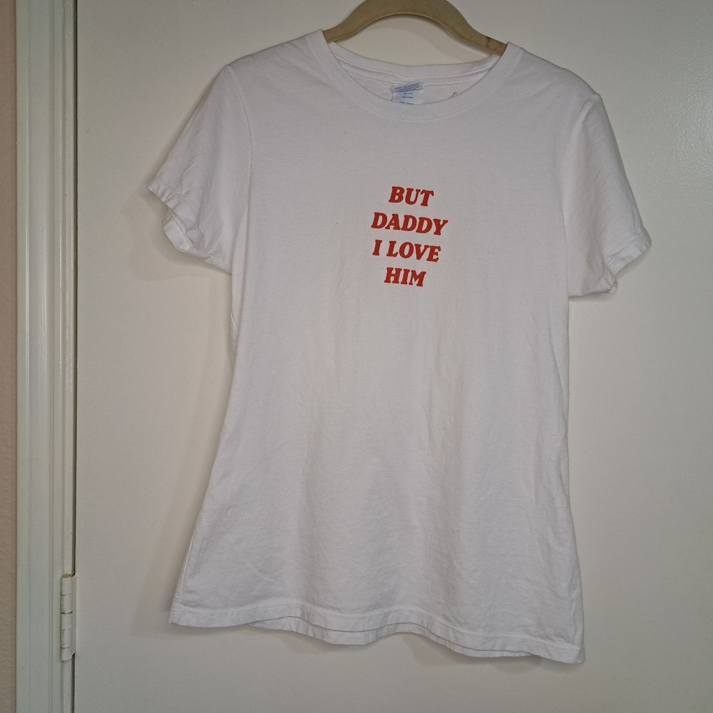 Harry Styles "But Daddy I Love Him" Tee (M, White)